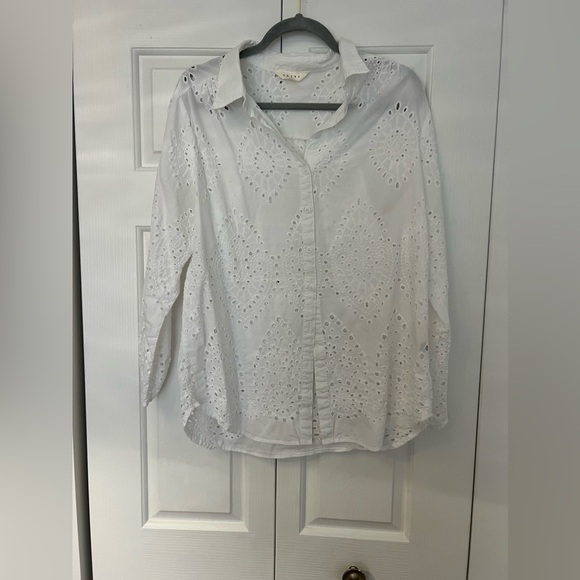 Eyelet Button Down - Picture 1 of 4